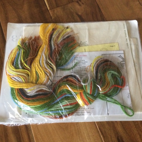 ✔️Vintage NIP Creative Circle Needlepoint Kit 0343 Life is Fragile - Picture 5 of 5